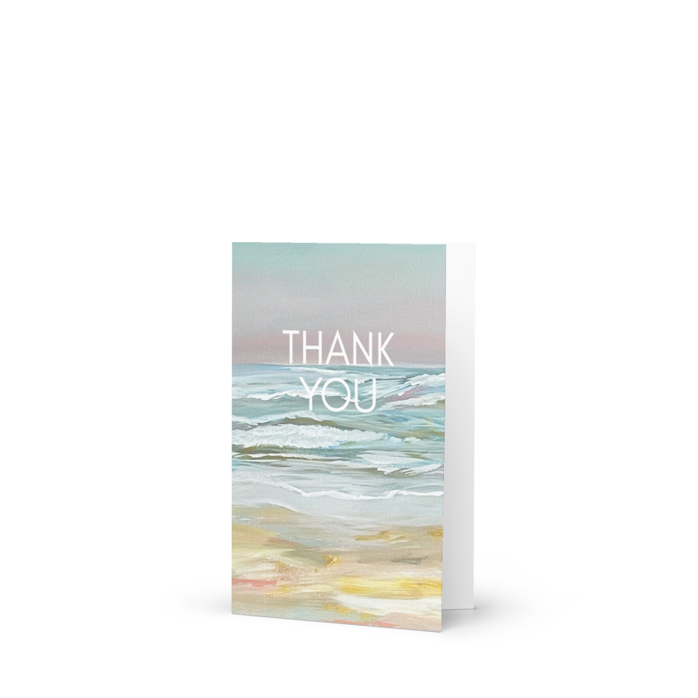 Thank You - Beachside greeting card